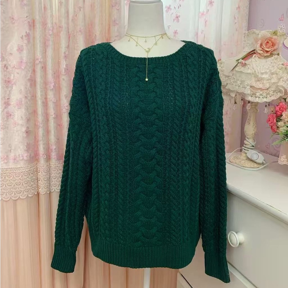 Lauren Ralph Lauren Cable Knit Cotton Sweater